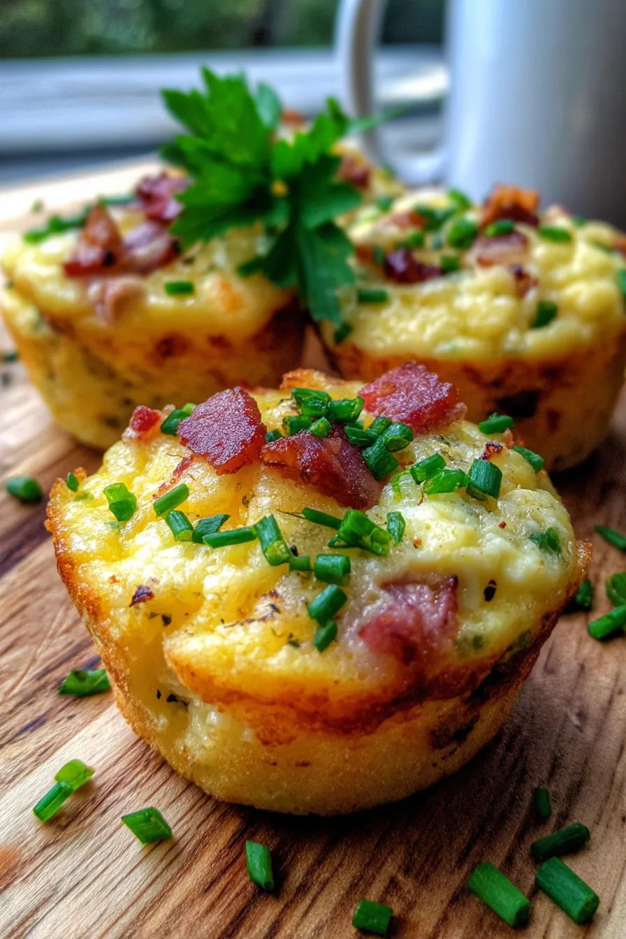 Cottage Cheese Egg Bites-closeup-fluffy