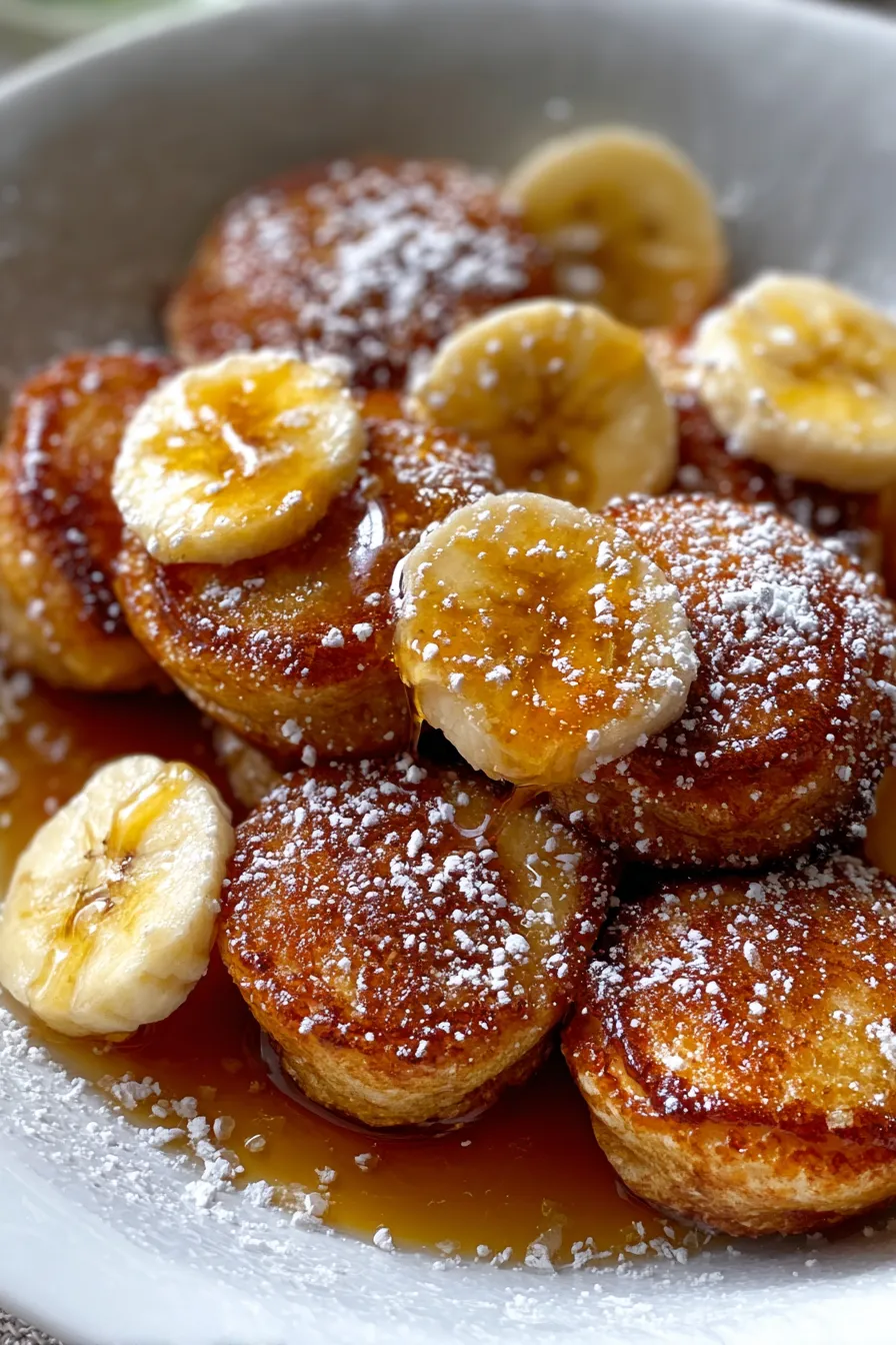 Easy Banana Pancake Bites-texture-closeup