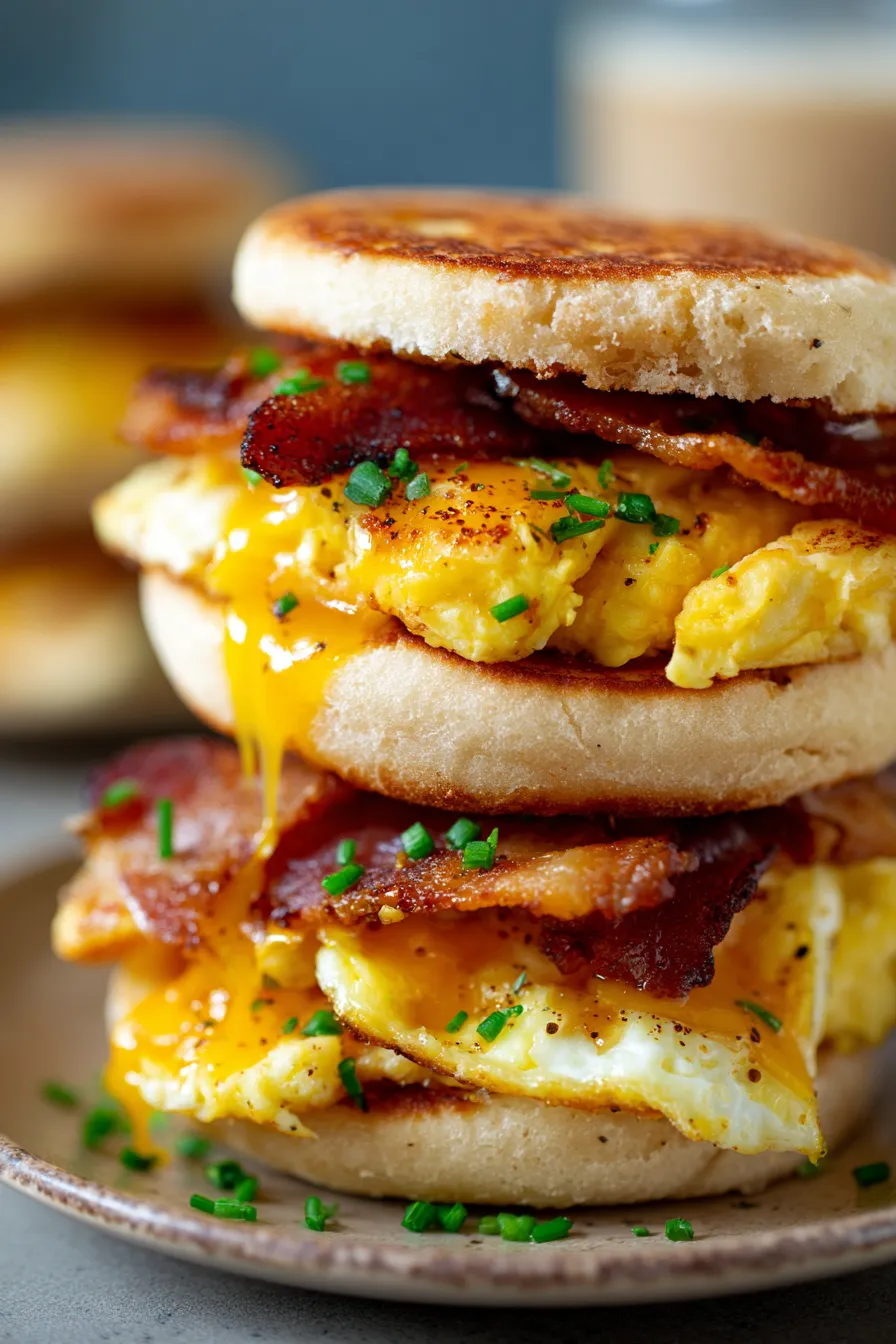 Easy Breakfast Sandwiches You Can Make Fast-prep-ingredients-assembly-flatlay