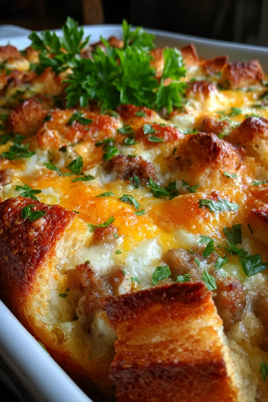 Freezer-Friendly Sausage Egg and Cheese Breakfast Casserole-fresh-baked