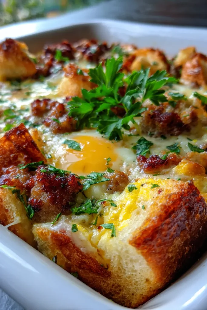 Easy Freezer-Friendly Sausage Egg & Cheese Breakfast Casserole [ULTRA-PRO]