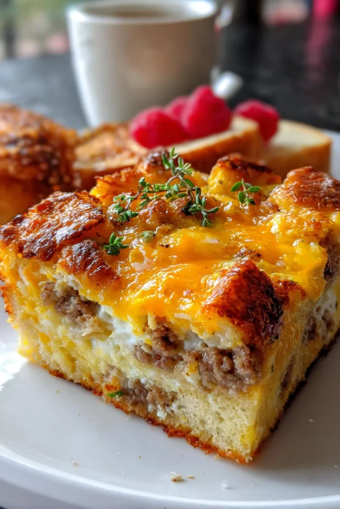 Make-Ahead Sausage Egg and Cheese Breakfast Casserole [ULTRA-PRO]