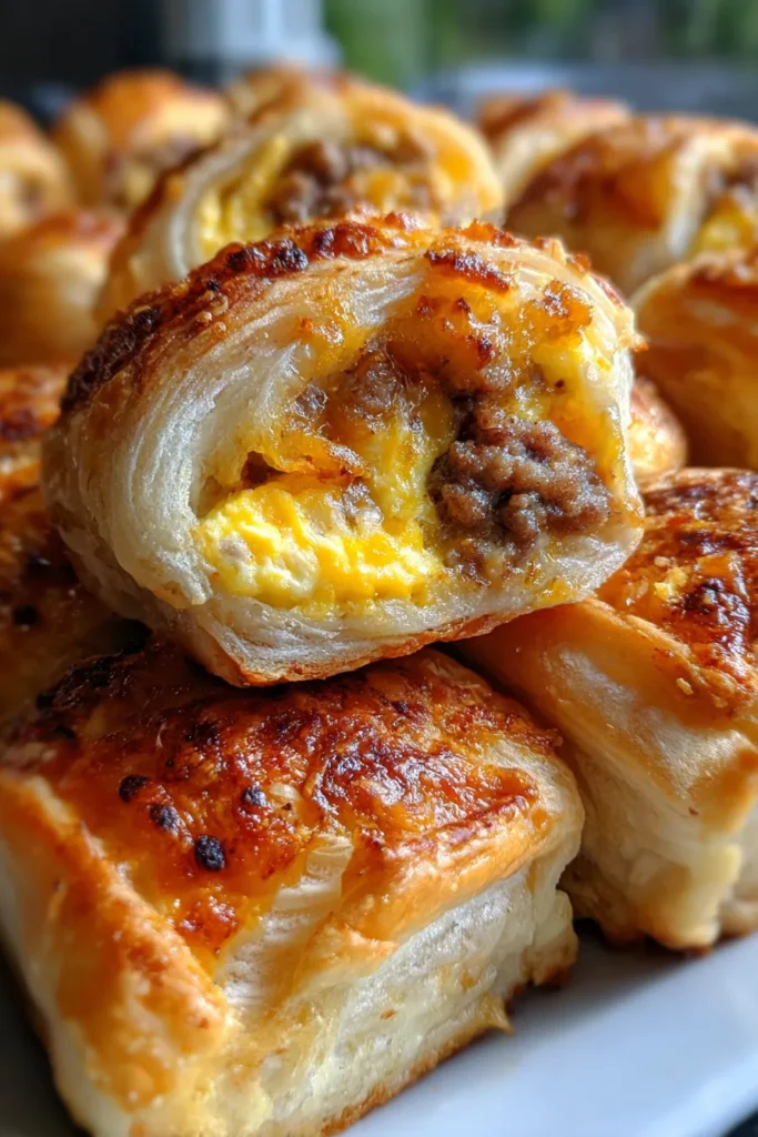 Sausage Egg & Cheese Breakfast Rolls - Easy Make-Ahead [ULTRA-PRO]