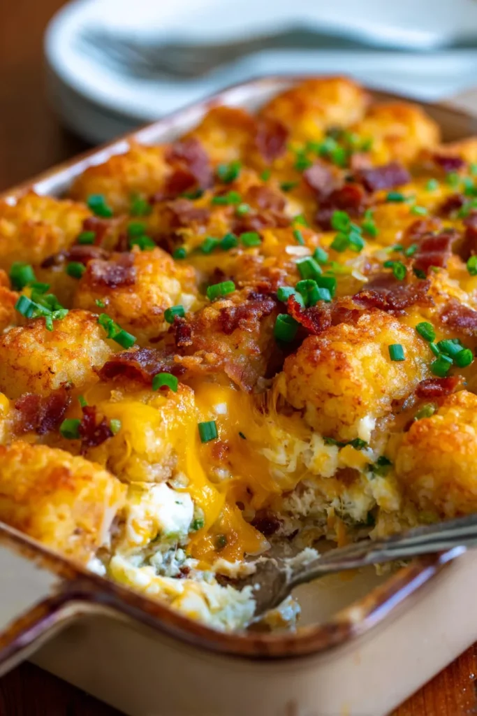 Tater Tot Breakfast Casserole with Bacon - Easy & Delicious! [ULTRA-PRO]