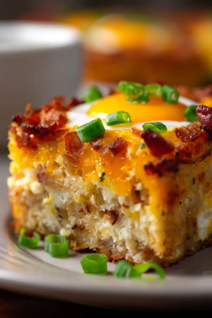 Cheesy Bacon Egg Hash Brown Breakfast Bake - Easy Recipe [ULTRA-PRO]