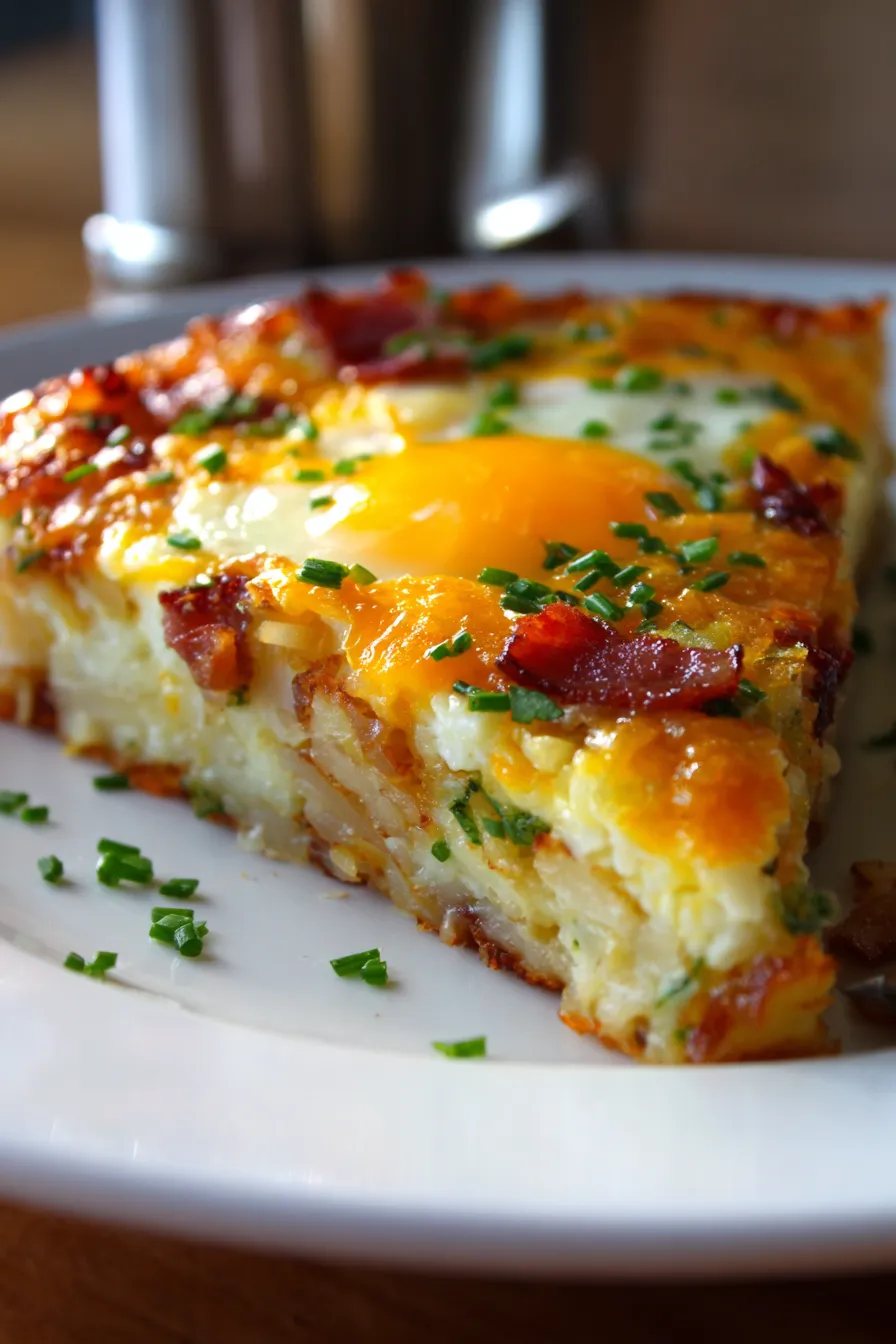 Bacon and Egg Hash Brown Breakfast Bake-ingredients-prep