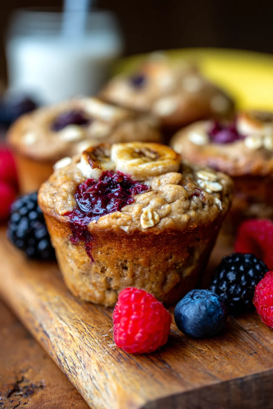 banana oat muffins-fluffy-texture