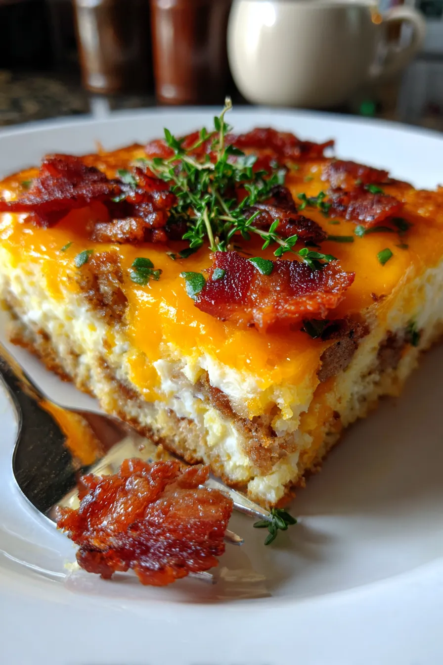 Breakfast Casserole-ingredients-arrangement