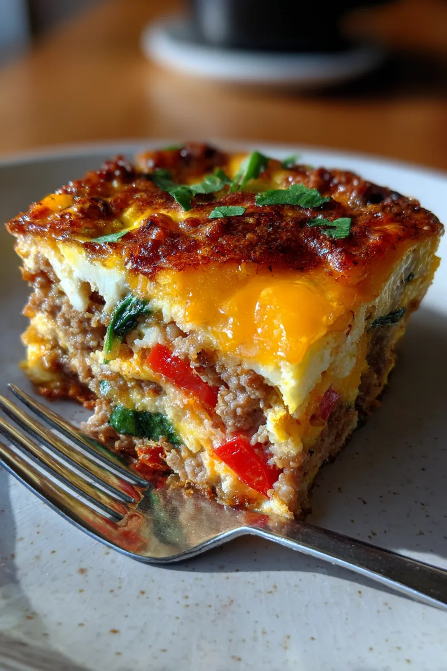 Breakfast Egg Casserole-ingredients-prep
