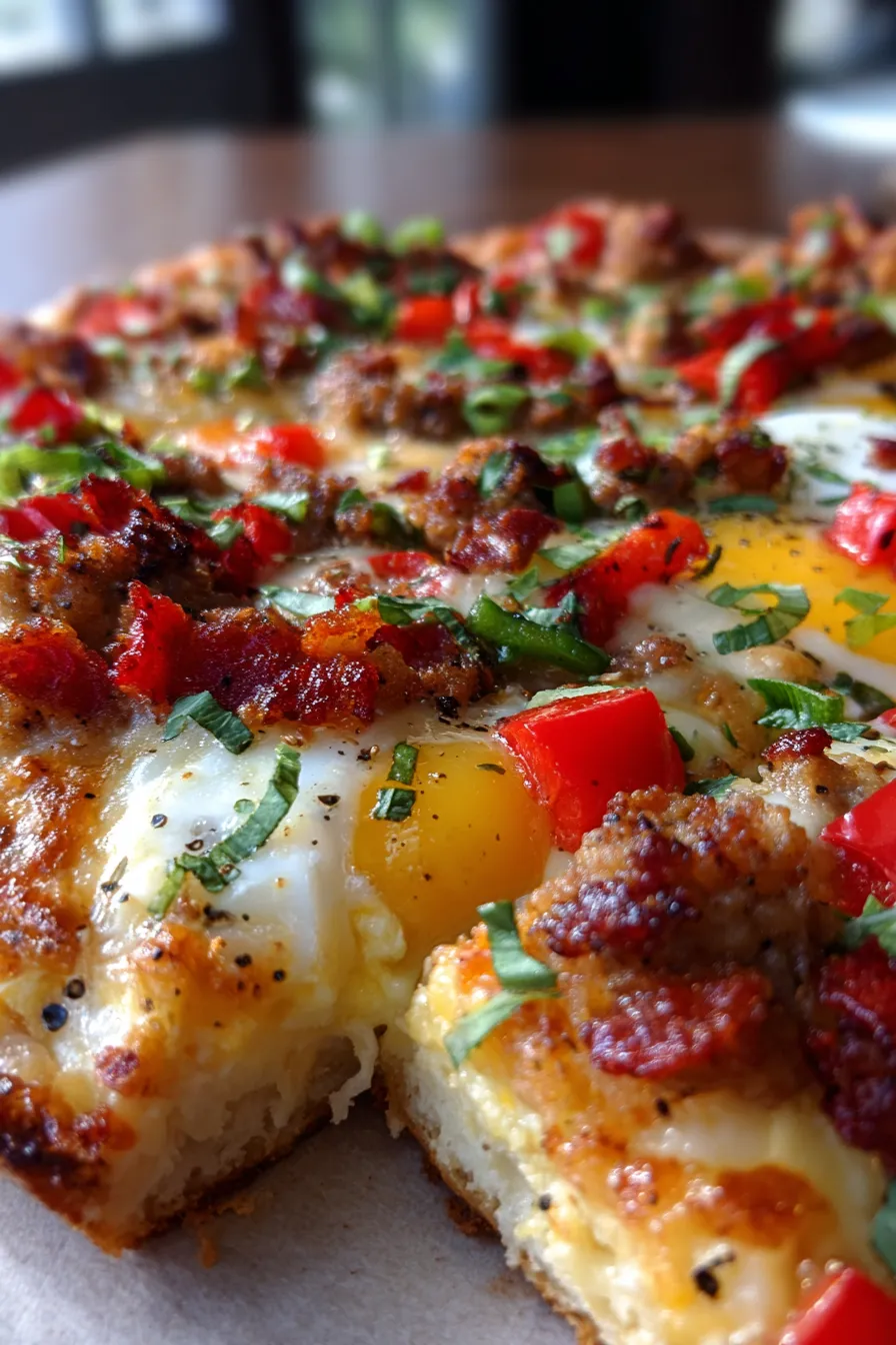 Breakfast Pizza for Brunch-slice-texture