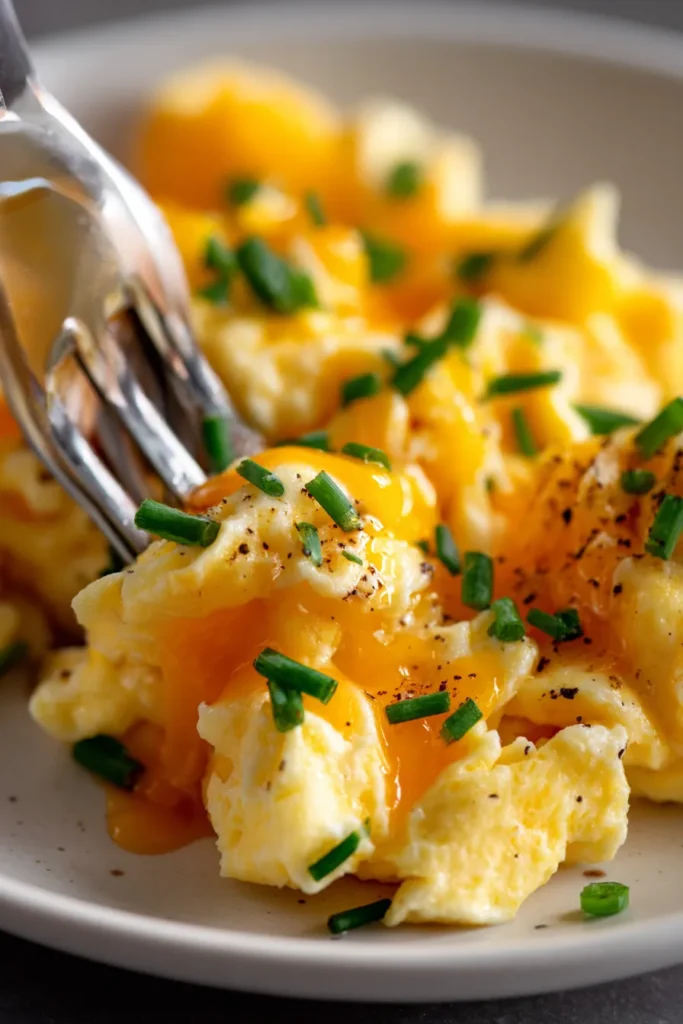 Fluffiest Classic Scrambled Eggs with Cheese for Breakfast [ULTRA-PRO]
