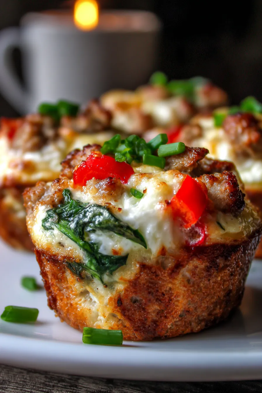 Cottage Cheese Breakfast Cups-breakfast-bake-overhead