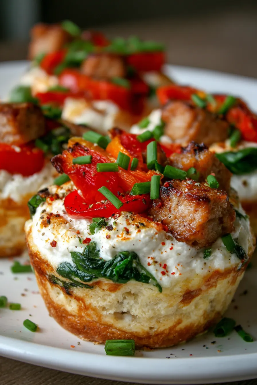 Cottage Cheese Breakfast Cups-healthy-meal-prep