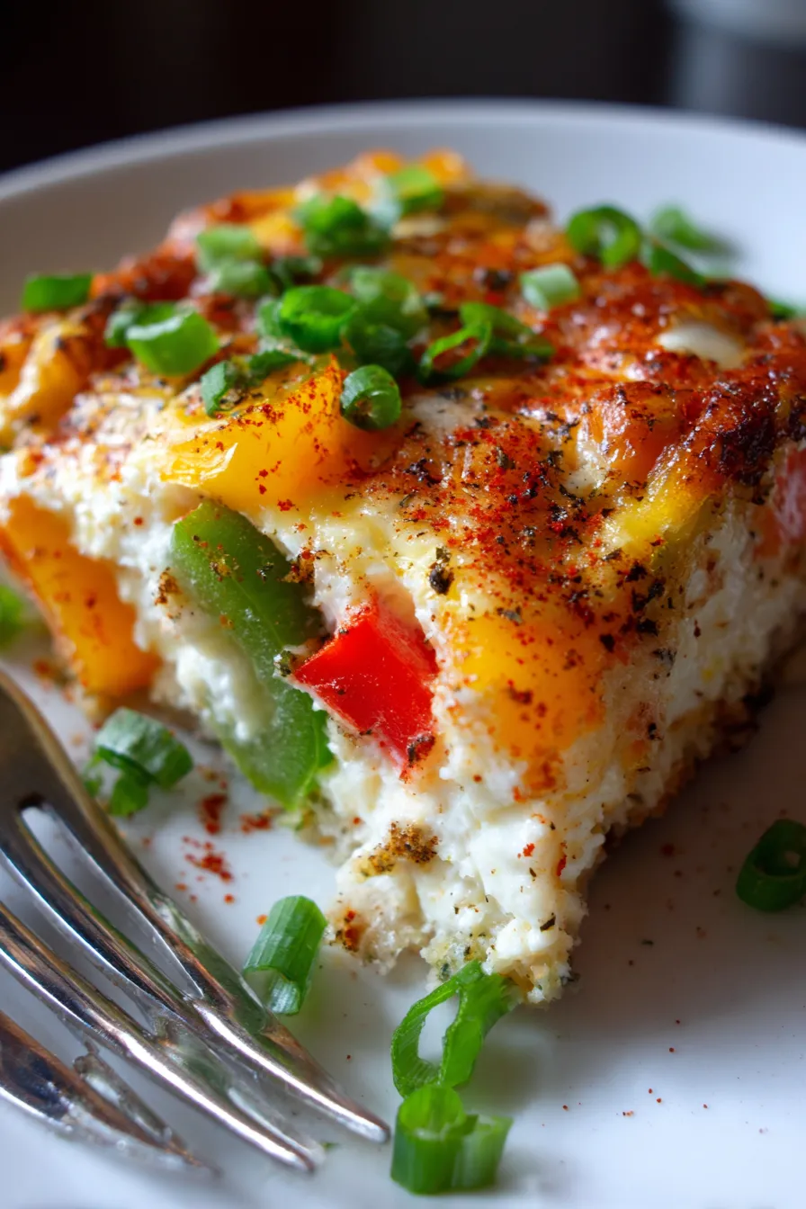Cottage Cheese Egg Breakfast Bake (High Protein)-ingredients-prep