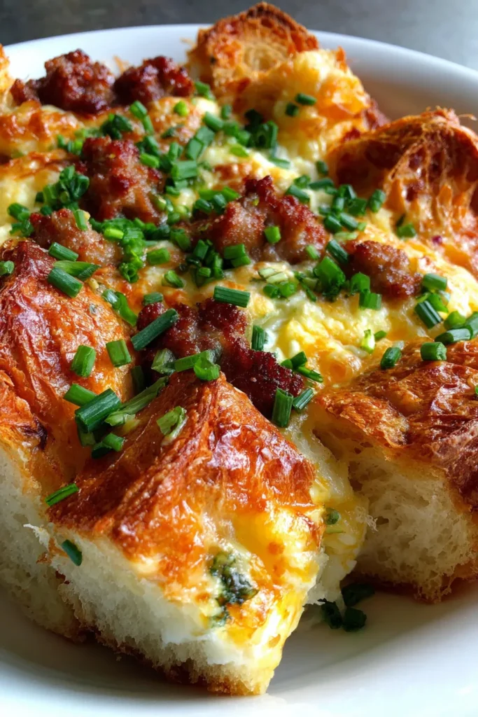 Easy Croissant Breakfast Casserole (Brunch Favorite) [ULTRA-PRO]