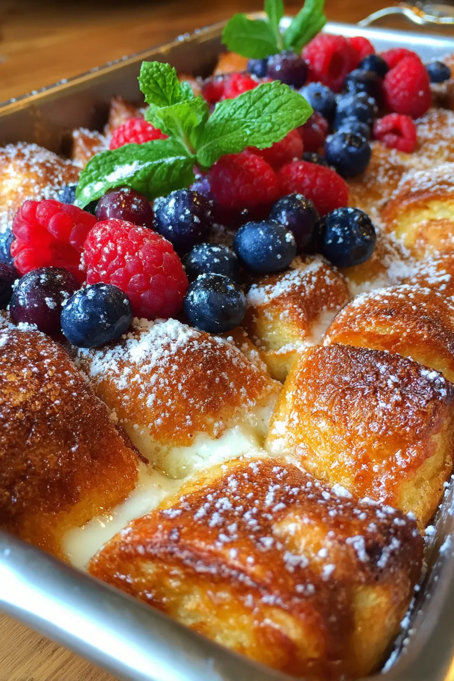 Croissant French Toast Bake ingredients