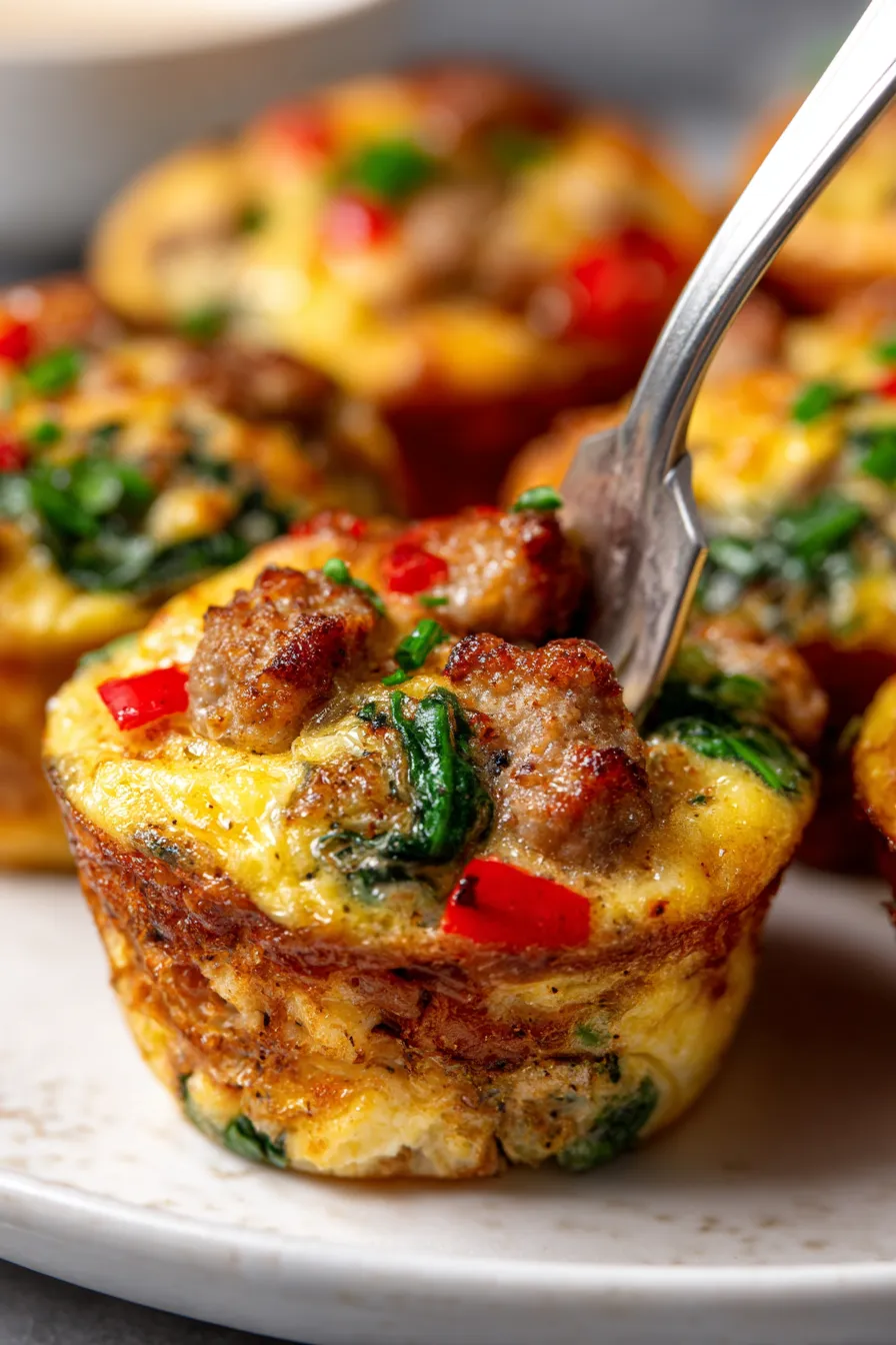 Easy Breakfast Egg Muffins for the Whole Family-texture-closeup