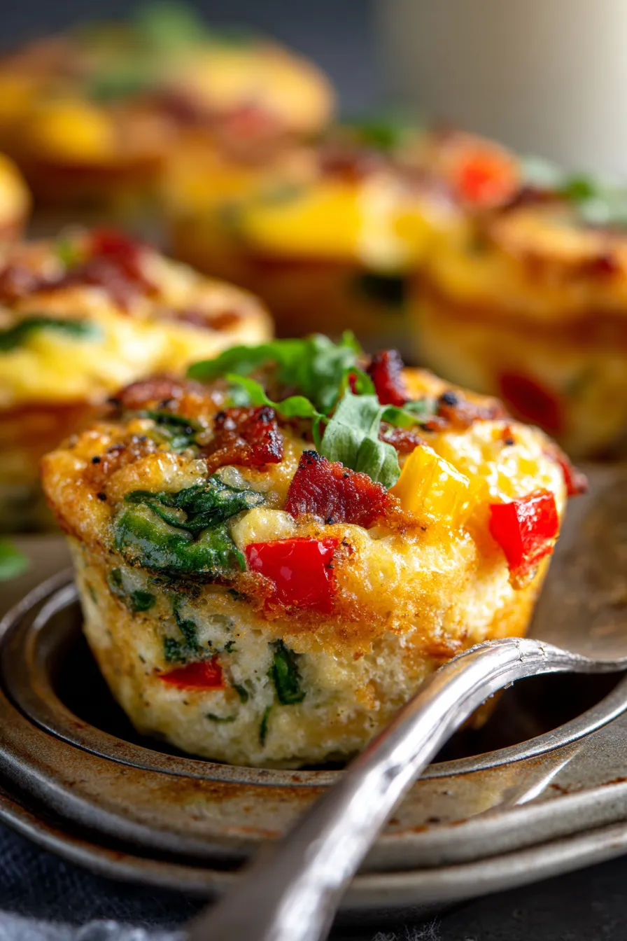 Easy Brunch Egg Muffins-serving-individual