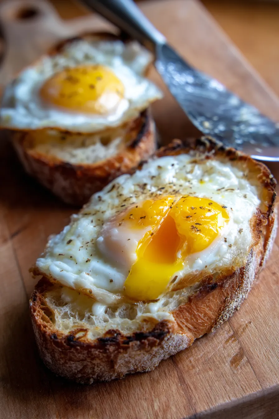 Easy Egg and Cheese Toast-ingredients-arrangement