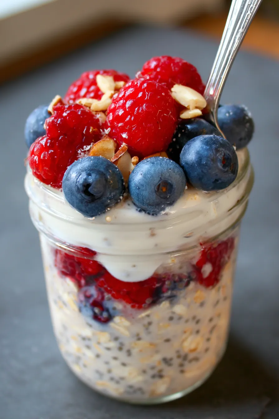 Easy Overnight Oats You Can Grab and Go-fruit-toppings