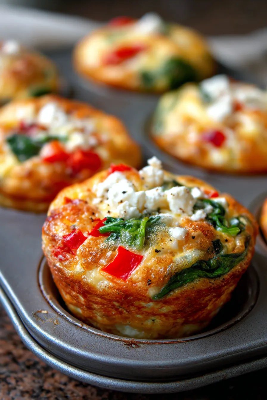 High-Protein Egg Muffins-ingredients-colorful