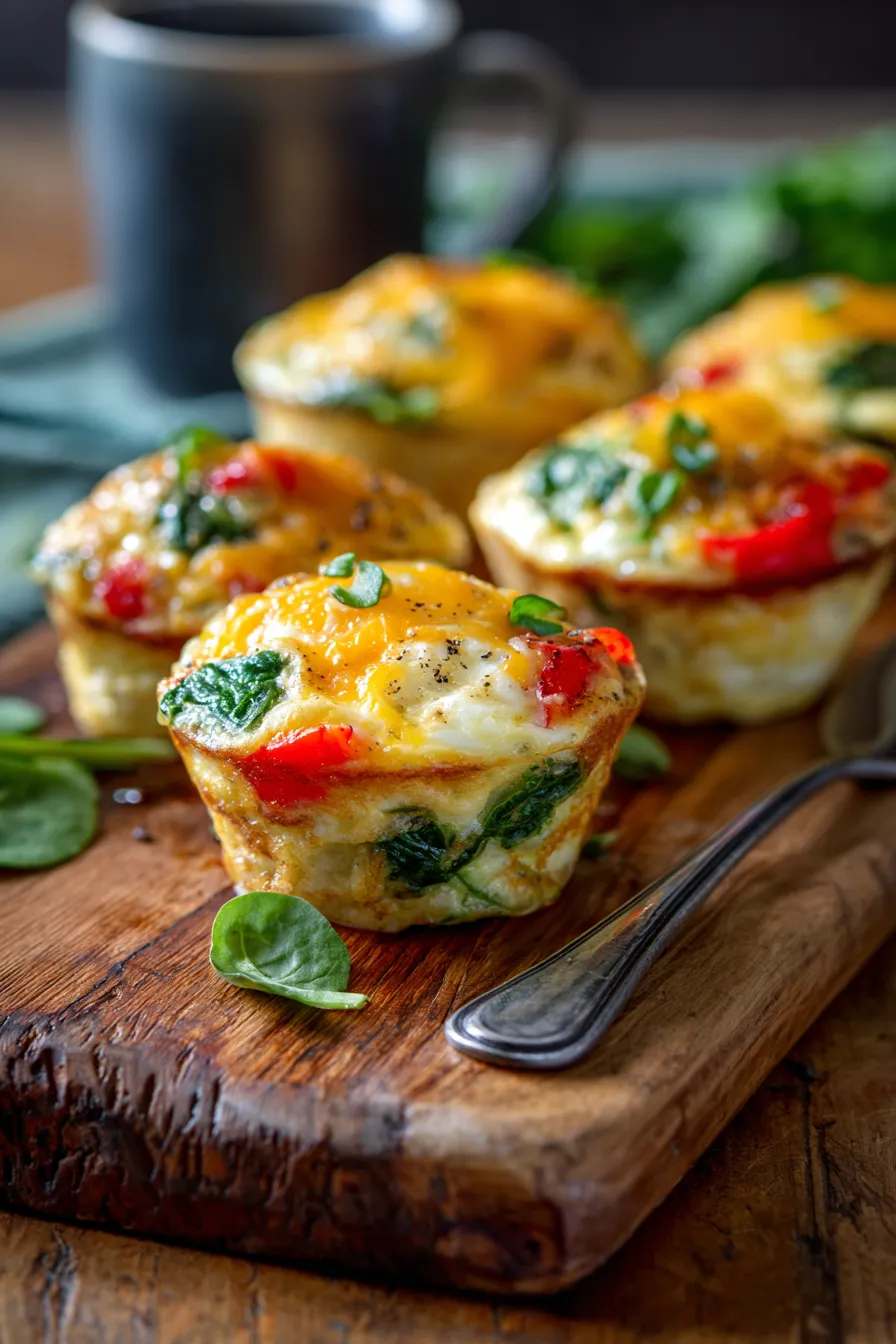 High-Protein Egg Muffins-meal prep-container-overhead