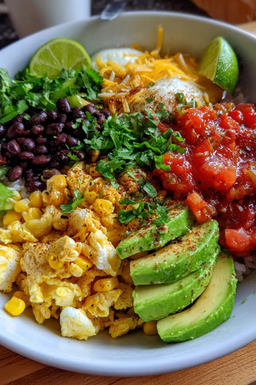 Meal Prep Breakfast-burrito bowl-vibrant