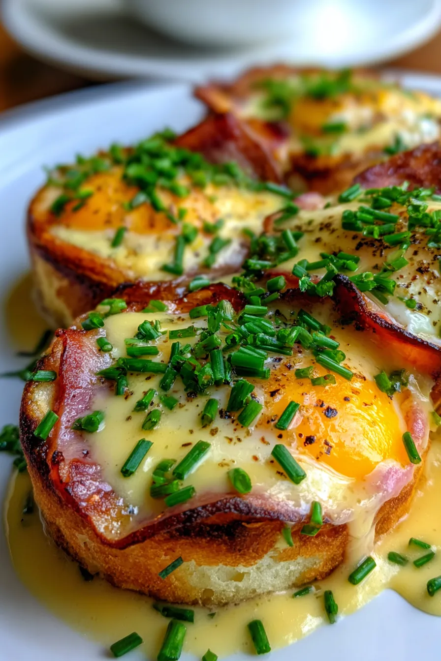 Overnight Eggs Benedict Casserole-cross-section-ham-egg