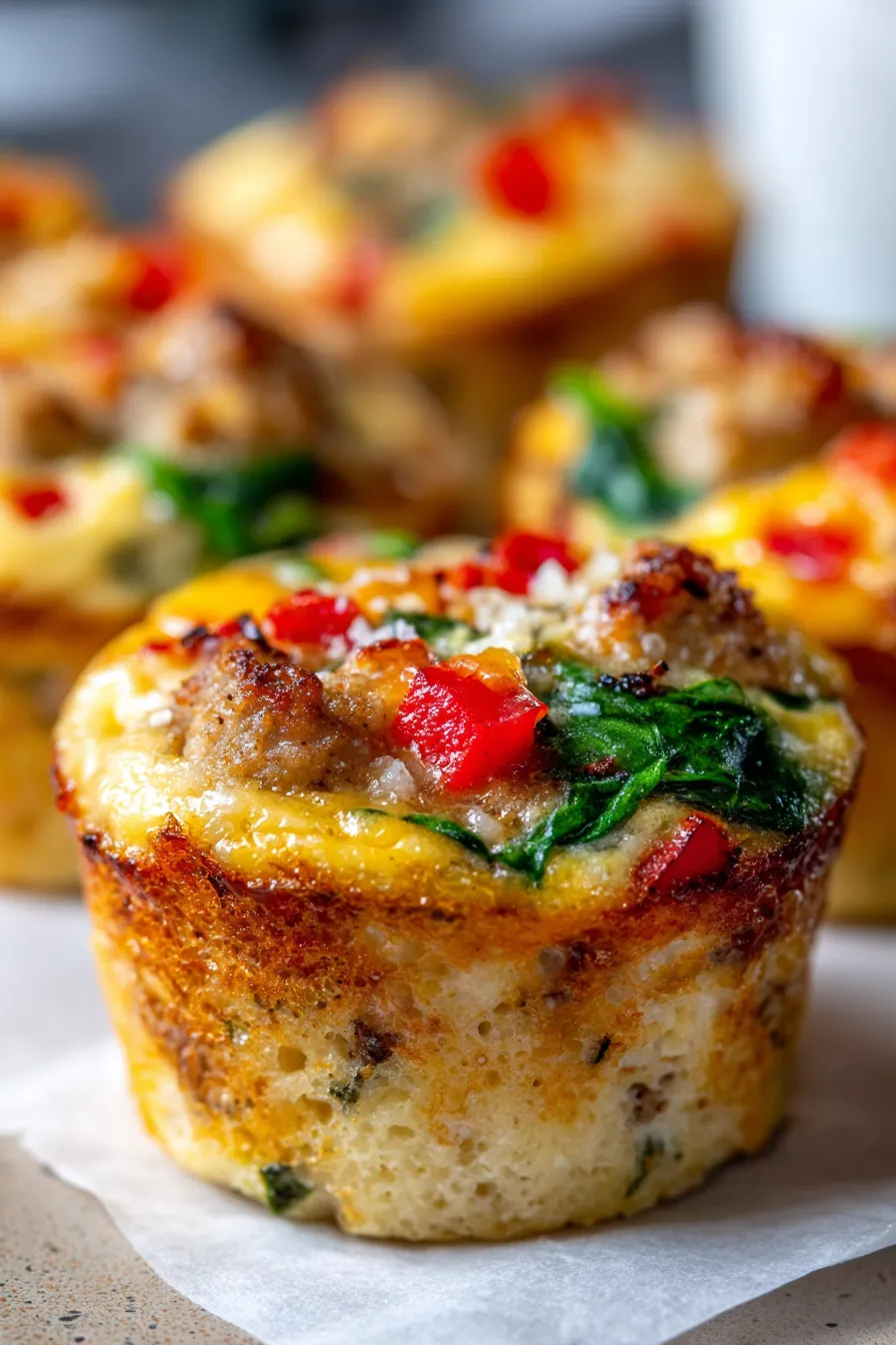 Protein-Packed Breakfast Egg Cups-baked-in-muffin-tin