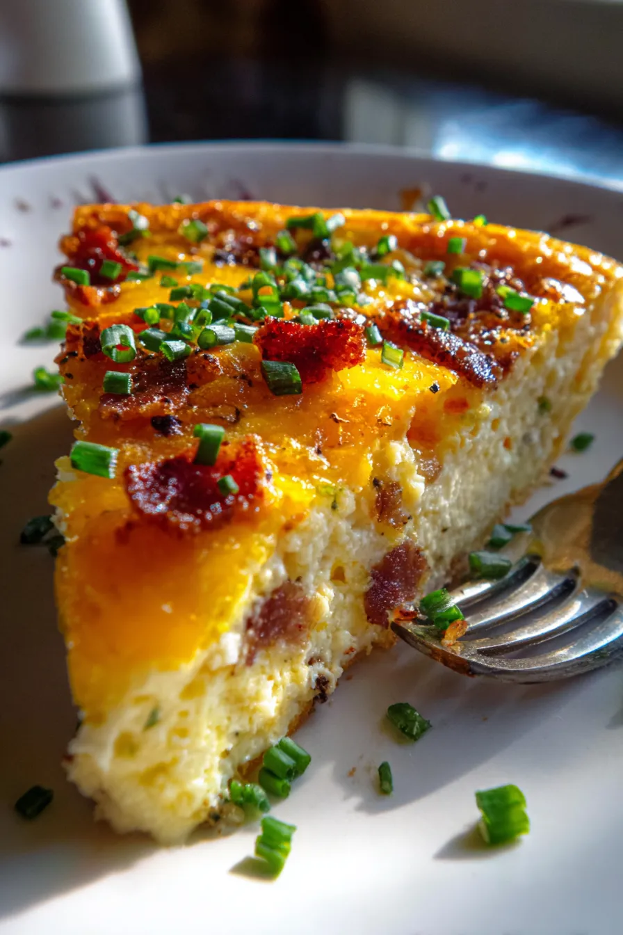 quiche slices close-up