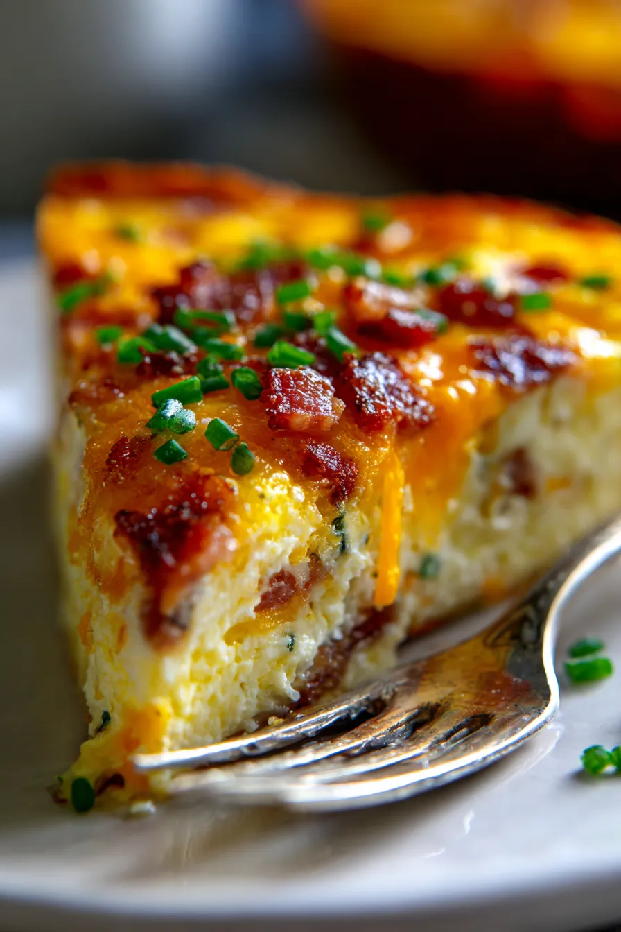 quiche with chives