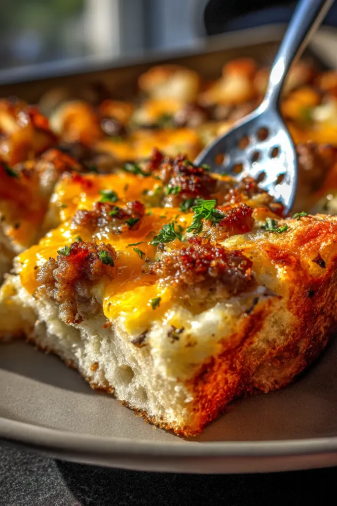 Sausage Egg & Cheese Breakfast Bake - Easy Make-Ahead Recipe [ULTRA-PRO]