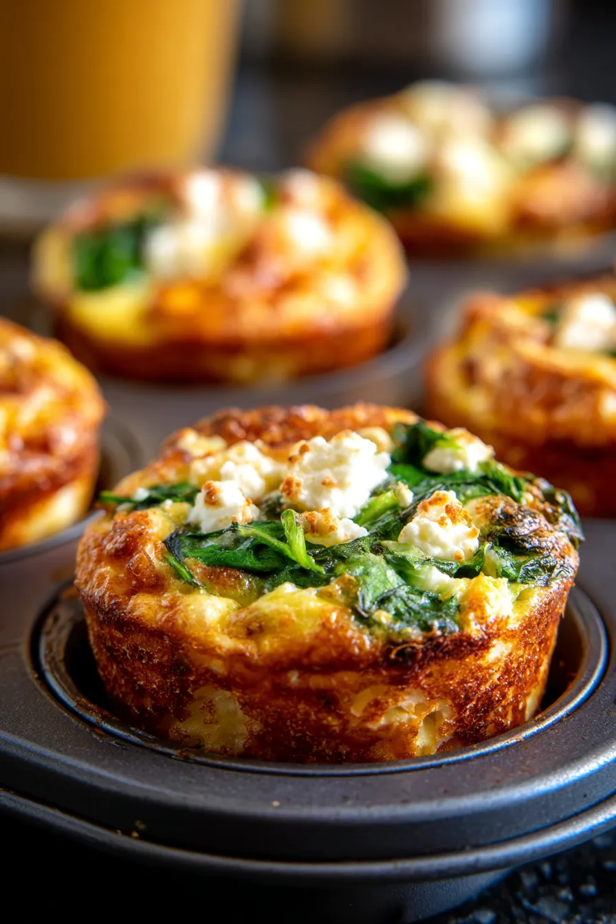 savory egg bites-vibrant ingredients