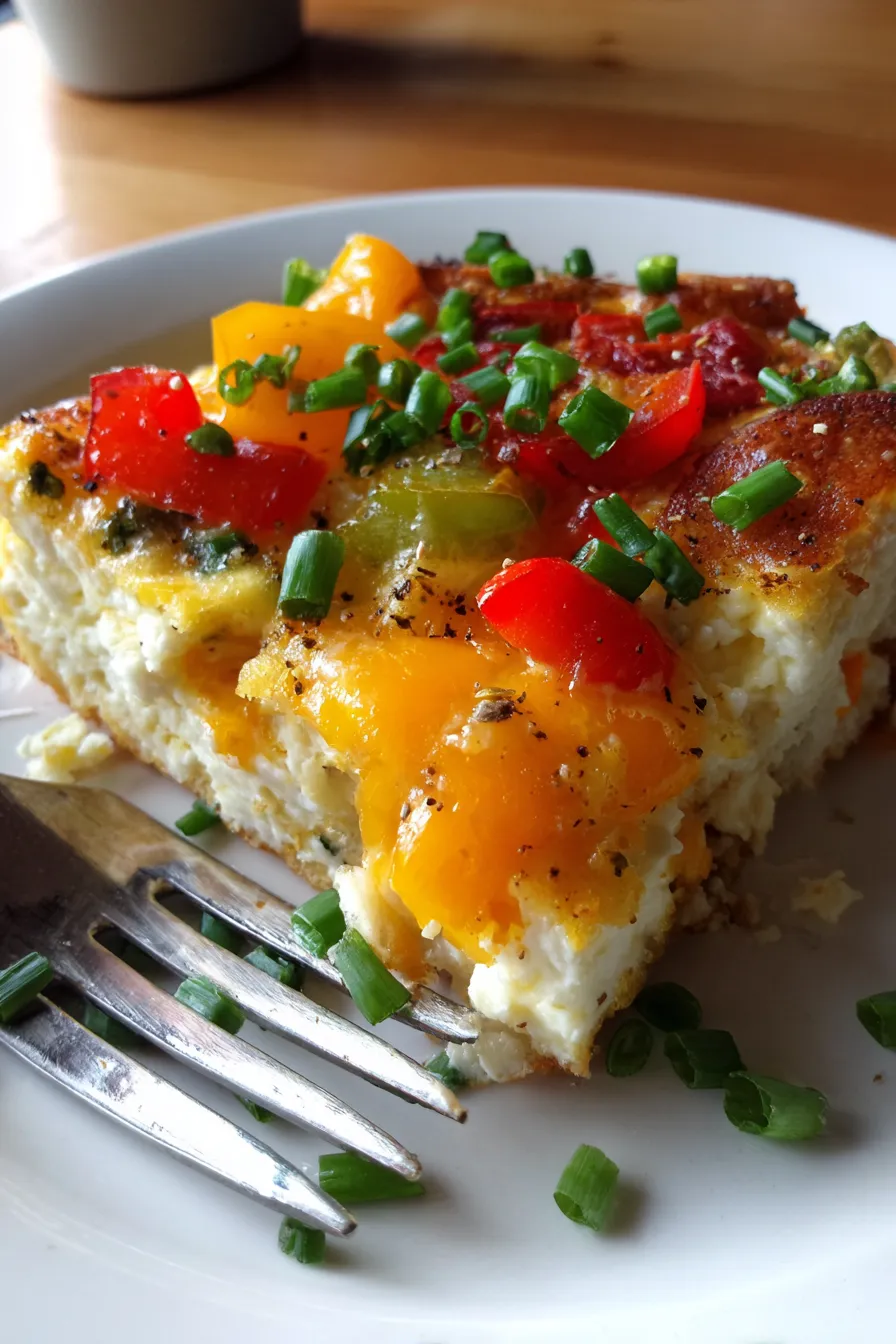 Simple Brunch Egg Bake with Cheese-ingredients-overhead