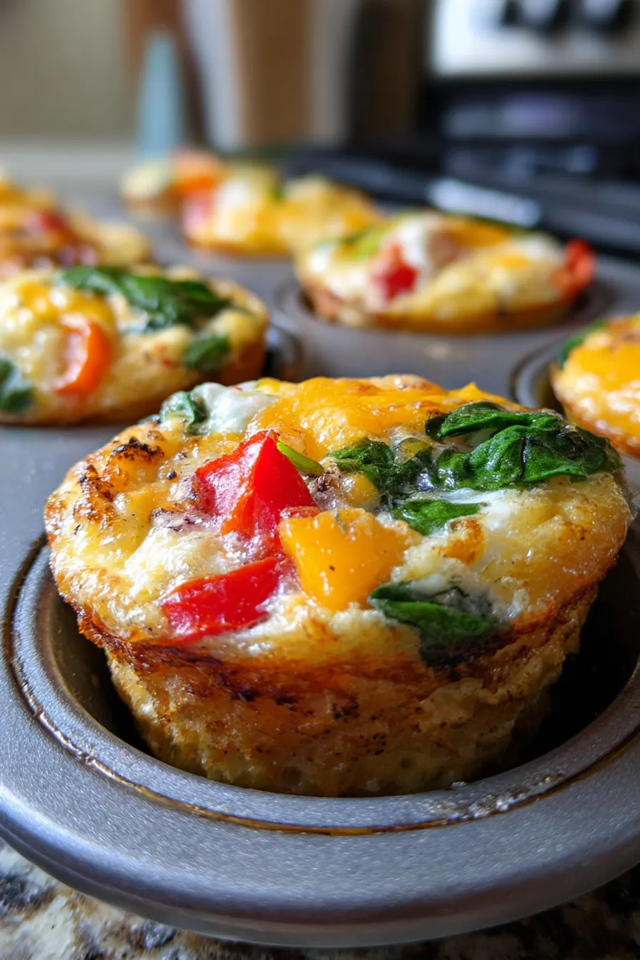 Simple Egg Muffins with Veggies-fresh-ingredients-flatlay