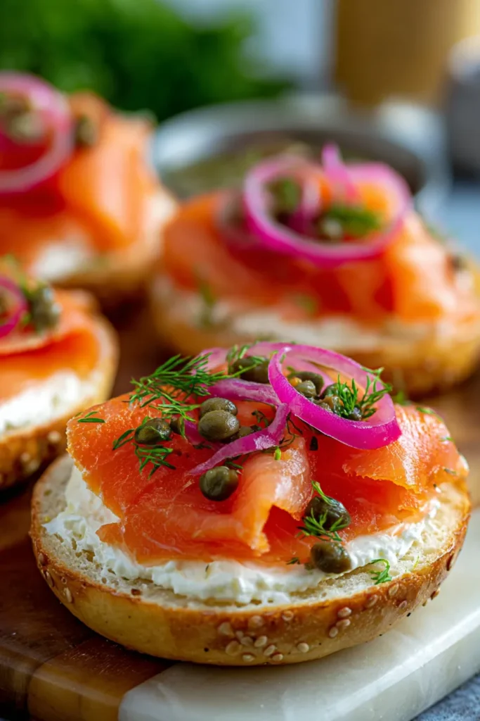 10-Minute Smoked Salmon Bagel | Healthy Breakfast & Brunch Idea