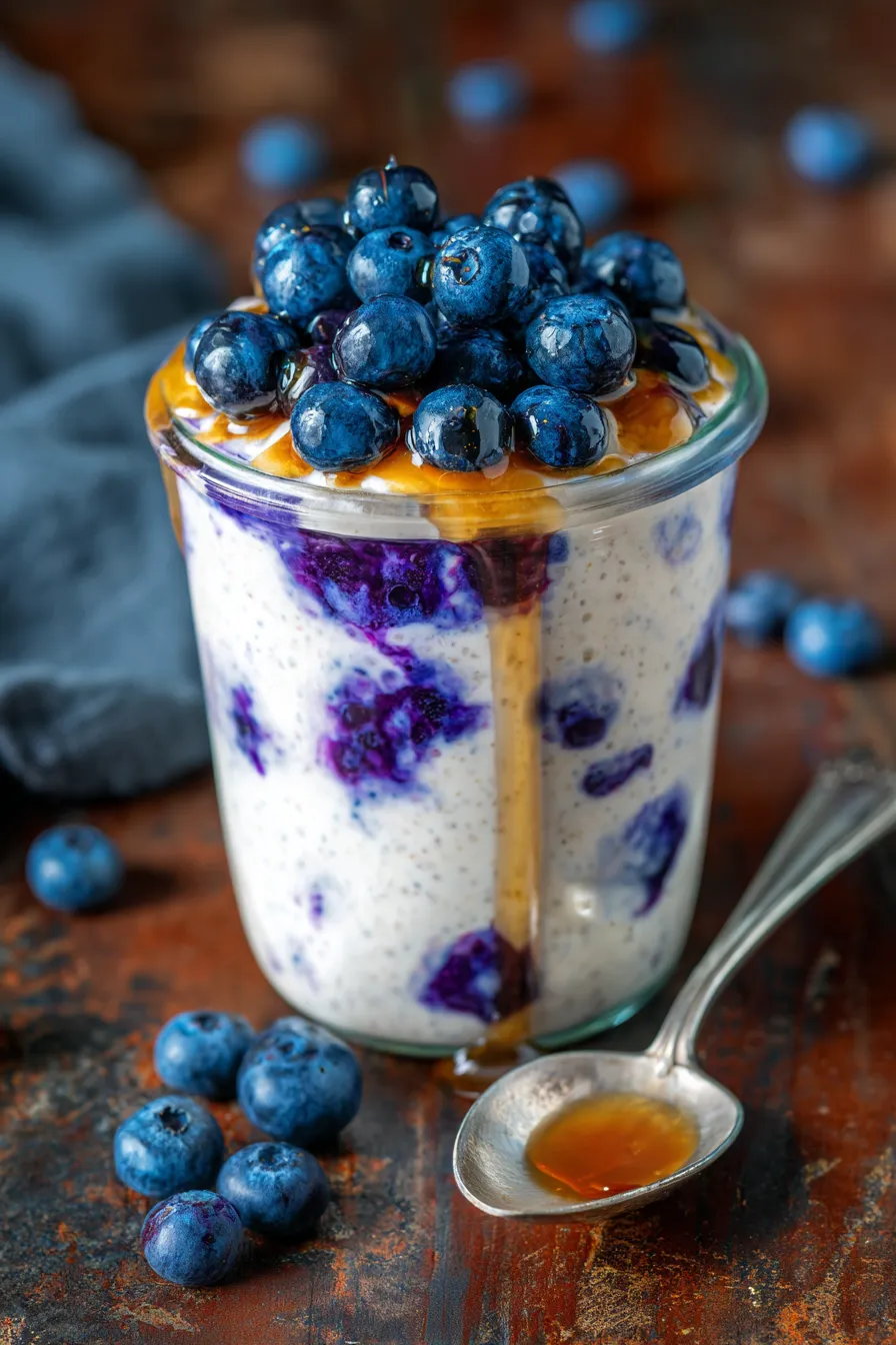 5-Minute Chia Protein Pudding | High Protein Breakfast-texture-closeup