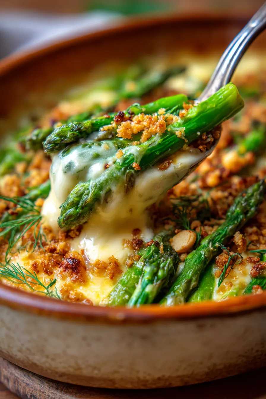 Asparagus Casserole-ingredients-overhead