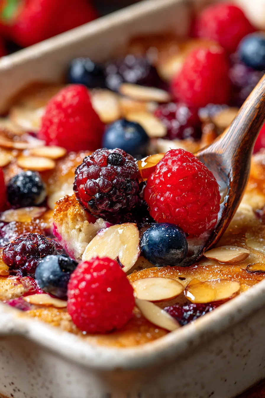 baked morning casserole serving