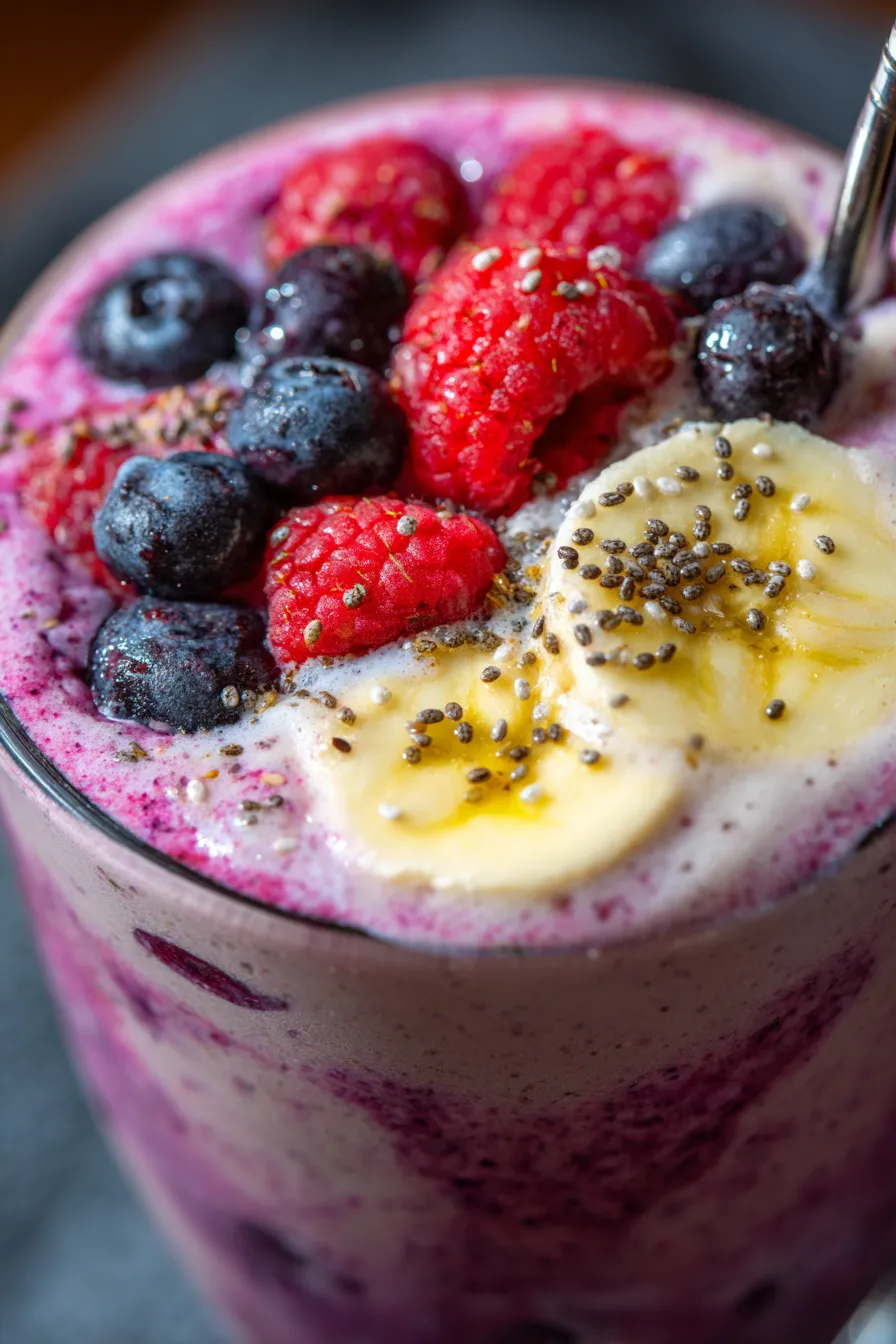 Berry Smoothie-texture-swirl