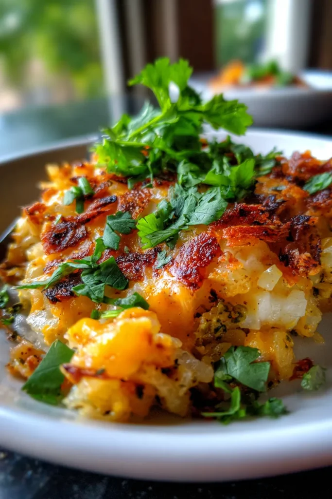 Indian-Spiced Hashbrown Casserole | Easy Brunch Recipe Twist