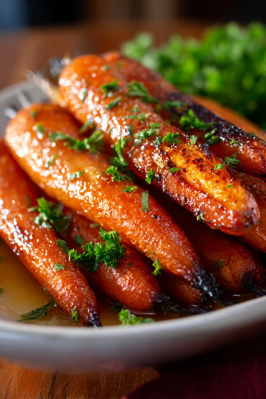 Caramelized Carrots-serving-dish