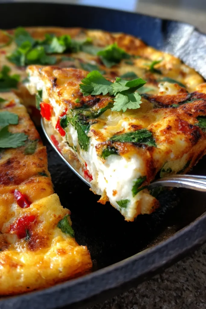 Clean Eating Frittata Slices | Indian Breakfast & Brunch