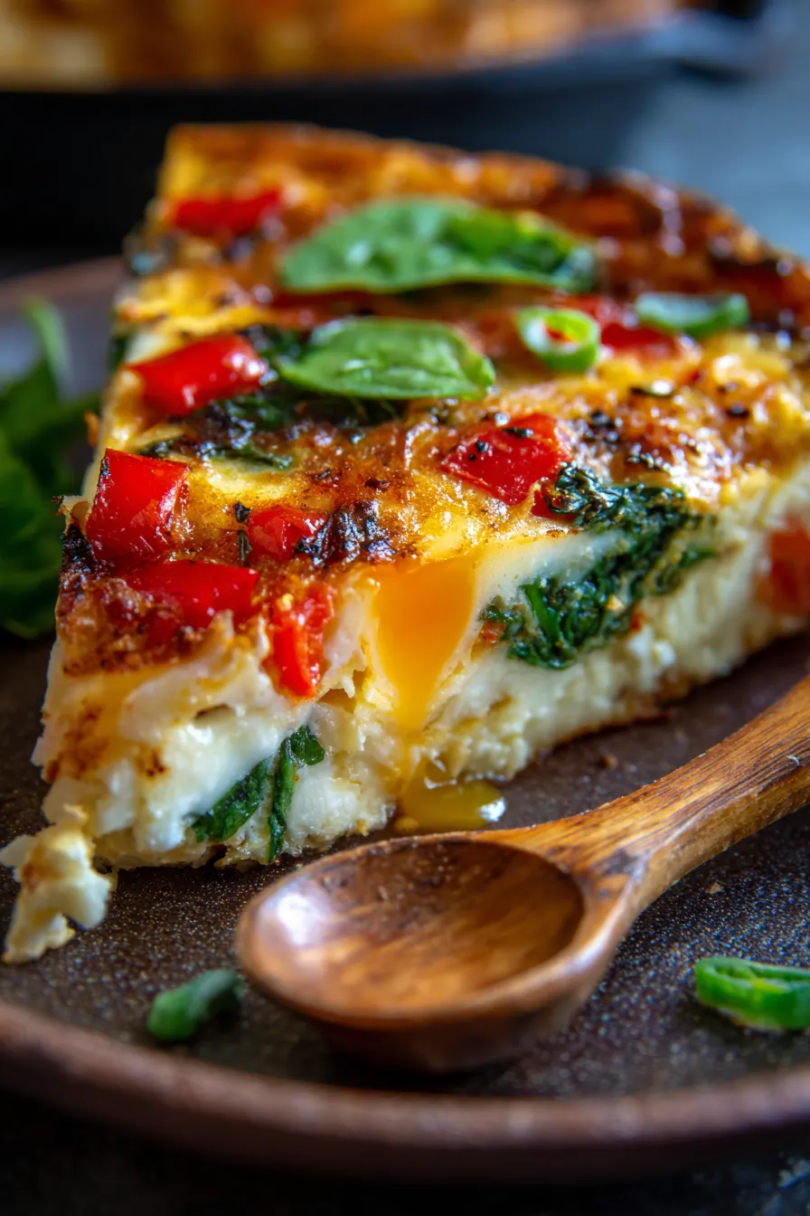 Clean Eating Masala Egg Bake Indian Recipes Healthy Breakfast close-up texture