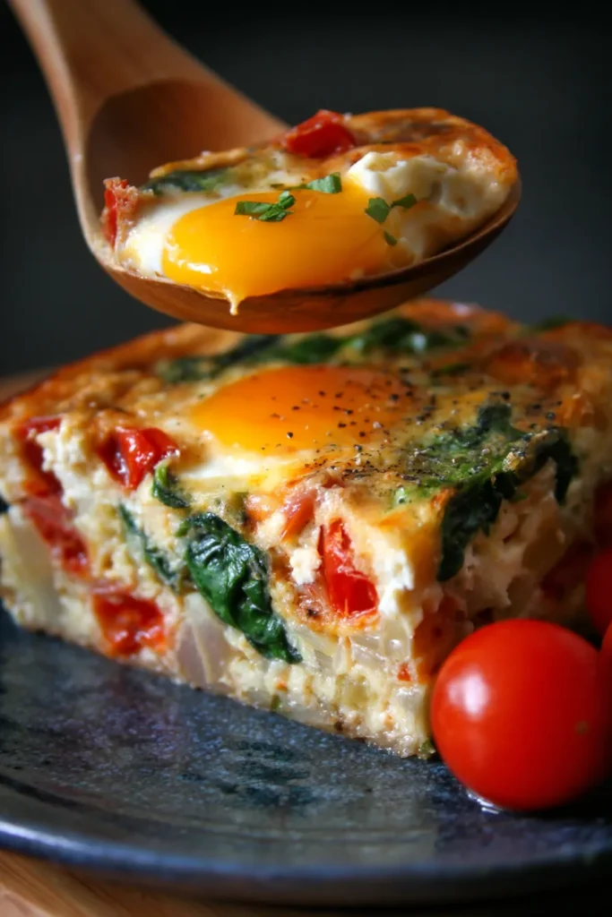 Clean Eating Masala Egg Bake: Healthy Indian Breakfast Recipe