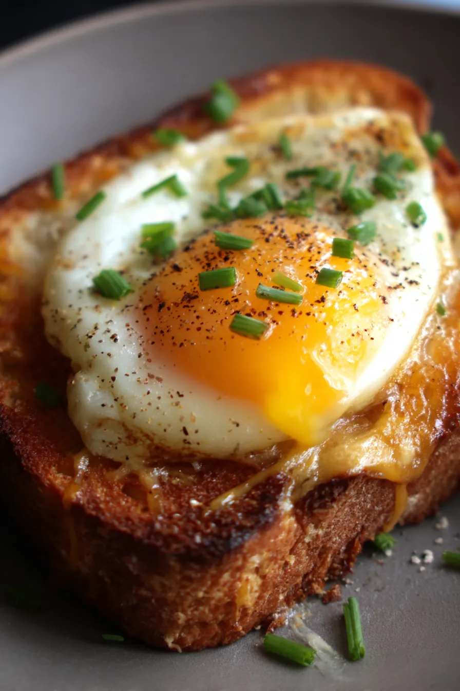 Easy Egg and Cheese Toasts-melted-cheese-egg-toast