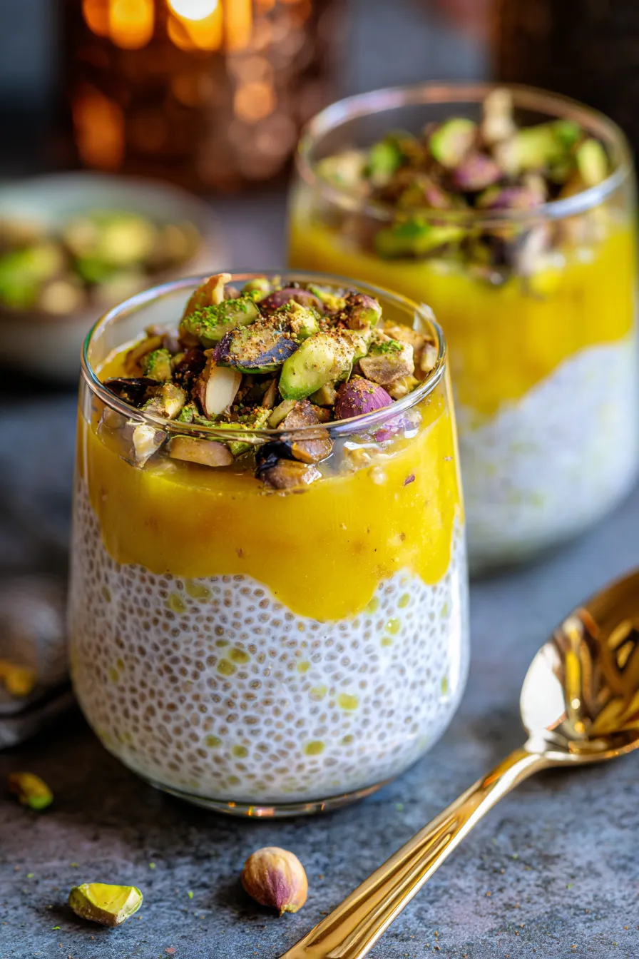 Fast Chia Seed Protein Pudding-layered-glass-dessert