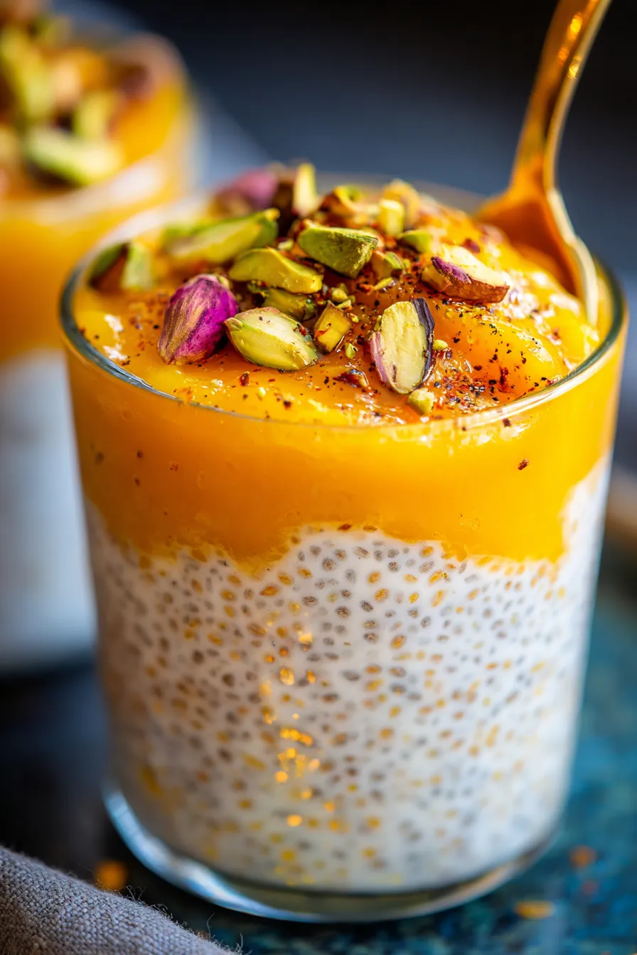 Fast Chia Seed Protein Pudding-texture-creamy-closeup