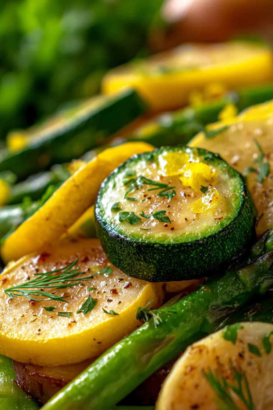 healthy asparagus zucchini squash-ingredients-prep