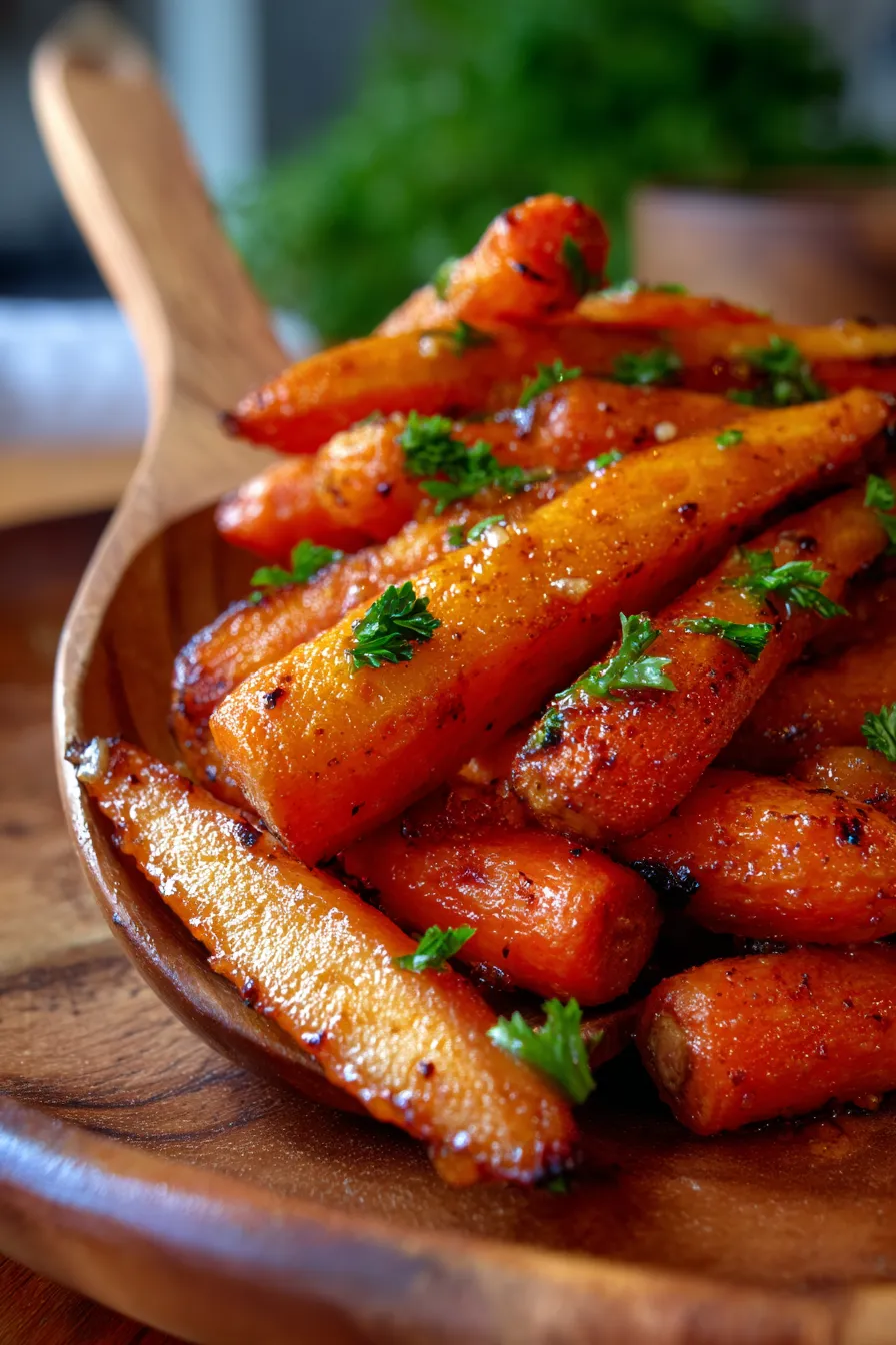 Honey Garlic Carrots-ingredients-mise-en-place